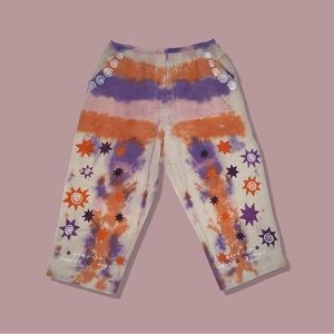 Hand painted & Tie dyed pants